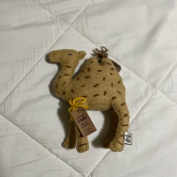 Cupcakes and Cartwheels Camel Plush RARE Wool Animals Nursery - Picture 4 of 6